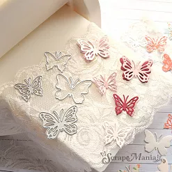 Нож "Бабочки" 4,7х3,7 см (ScrapMania)