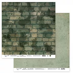 Бумага 30х30 см "Вокруг меня. Хаки 1" (Mr.Painter)