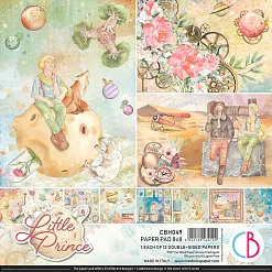 Набор бумаги 20х20 см "The Little Prince", 12 листов (Ciao bella)
