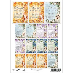 Скрап-карта А4 "Календарь 2026. Времена года. Девушки" (ScrapMania)