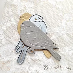 Нож "Новогоднее счастье. Снегирь", 4х5,6 см (ScrapMania)