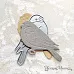 Нож "Новогоднее счастье. Снегирь", 4х5,6 см (ScrapMania)