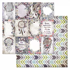 Набор бумаги 30,5х30,5 см "Танцы ветра", 12 листов (ScrapMania) Набор бумаги 30,5х30,5 см "Танцы ветра", 12 листов (ScrapMania)