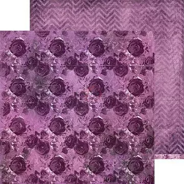 Бумага 30х30 см "Purple-Fuchsia mood 05" (CraftO'clock)