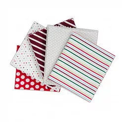 Набор ткани "Spots&Stripes. Festive" (DoCrafts)