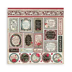 Набор бумаги 30х30 см "Desire", 10 листов (Stamperia)