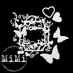 Набор украшений из чипборда "Узорная коллекция. Рамочка" (MiMi Design)