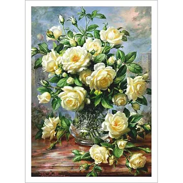 Тканевая карточка "Особый букет.Трогательный" (ScrapMania)