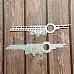 Нож "Морской бордюр 2", 3,4х14,5 см (Scrapman)