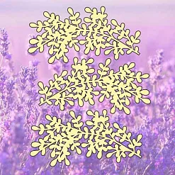 Набор украшений из чипборда "Вереск" (Muscari)