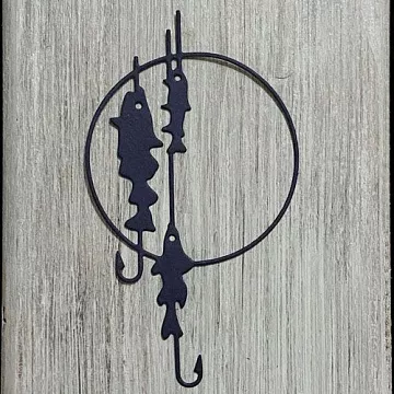 Нож "Улов", 6х10 см (ArtScrap)