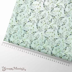 Отрез ткани 75х50 см "Весенний этюд. Зелень" (ScrapMania)