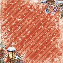 Бумага "Румяный Новый Год. Тепло свечей" (ScrapMania)