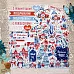 Набор высечек из бумаги "Снеговички" (ScrapMania)