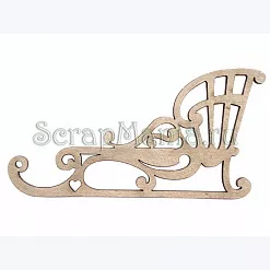 Декоративный элемент "Саночки" (Чип Арт)