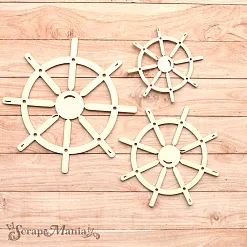 Чипборд "Морячок. Шейкер. Штурвал. Большой" (ScrapMania) Чипборд "Морячок. Шейкер. Штурвал. Большой" (ScrapMania)