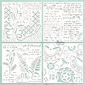 Чипборд "Patterns 4", 30х30 см (Mintay)