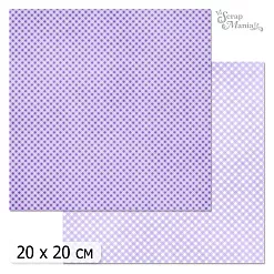 20х20 Бумага "Фономикс. Клетка. Дизайн 7" (ScrapMania) 20х20 Бумага "Фономикс. Клетка. Дизайн 7" (ScrapMania)