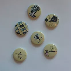 Набор фишек для скрапбукинга "Парижское кафе"