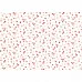 Отрез ткани 50х55 см "Красные розочки на белом" (PEPPY)