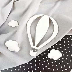 Заготовка для тиснения "Воздушный шар с облачками" 