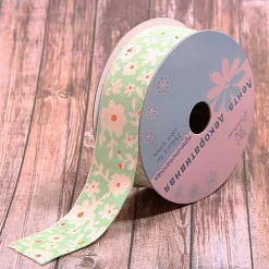 Лента хлопковая "Полянка", ширина 2,5 см, длина 3 м (Рукоделие)