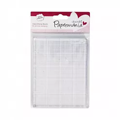 Акриловый блок 12х13 см (DoCrafts) Акриловый блок 12х13 см (DoCrafts)