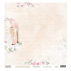 Бумага 30х30 см "Долго и счастливо. Лист 03" (Scrapodelie) Бумага 30х30 см "Долго и счастливо. Лист 03" (Scrapodelie)