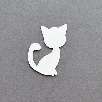Украшение из чипборда "Котик"