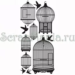 Натирки "Клетки и птицы" (Kaiser)