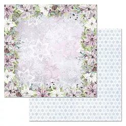 Бумага "Новогодние гномы. Сиреневое сияние" (ScrapMania)