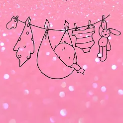Штамп "Детские штучки", 8х4,5 см (Креатив)