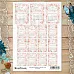 Скрап-карта А4 "Календарь 2021. Свадебный букет" (ScrapMania) 