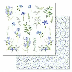 Набор бумаги 20х20 см для вырезания и вдохновения "Ботаника", 6 листов (ScrapMania)