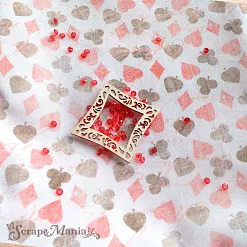 Чипборд "Алиса в сказке. Шейкер. Буби мини (ScrapMania)