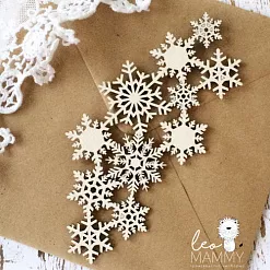 Чипборд "Фон. Снежинки", 5,1х11 см (LeoMammy) Чипборд "Фон. Снежинки", 5,1х11 см (LeoMammy)