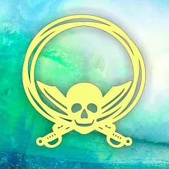 Деревянное украшение "Пиратская" (Muscari)