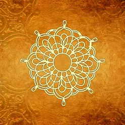 Деревянное украшение "Мехенди 8" (Muscari) Деревянное украшение "Мехенди 8" (Muscari)