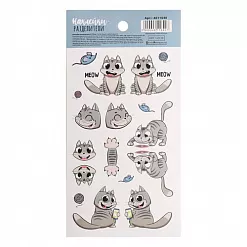 Наклейки 9х18 см "Разделители. Meow meow" (АртУзор)