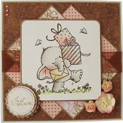 Набор бумаги 15х15 см "Vintage rose", 36 листов (Wild Rose Studio)