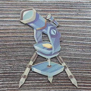 Украшение из цветного чипборда "Телескоп" (Благолис)