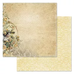 Бумага "Затерянная среди роз. Взгляд" (ScrapMania)