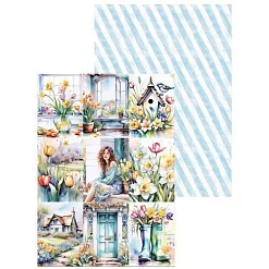 Набор бумаги А4 "Цветочный аромат", 9 листов (CraftStory)