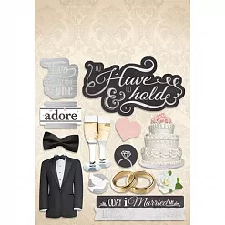 Набор наклеек "To have&To hold" (Paper House) Набор наклеек "To have&To hold" (Paper House)