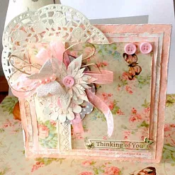 Набор бумаги 20х20 см "Floral muse", 48 листов (Dovecraft)