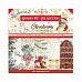 Набор бумаги 20х20 см "Romantic Christmas" (Stamperia)