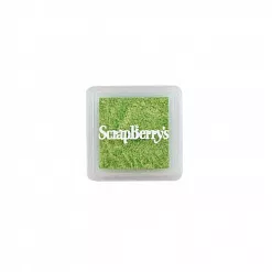 Подушечка чернильная пигментная 2,5х2,5 см, цвет мерцающий нефрит (ScrapBerry's)