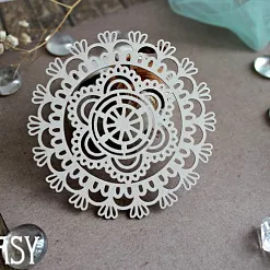 Чипборд "Салфетка 1107", 8,5х8,5 см (Fantasy)