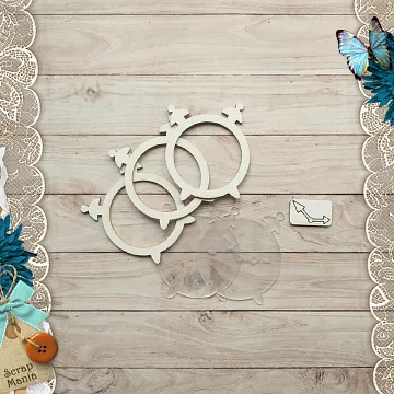 Чипборд "Первоклашка. Шейкер. Будильник. Мини" (ScrapMania)