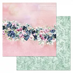 Набор бумаги 30,5х30,5 см "Весенний этюд", 12 листов (ScrapMania)